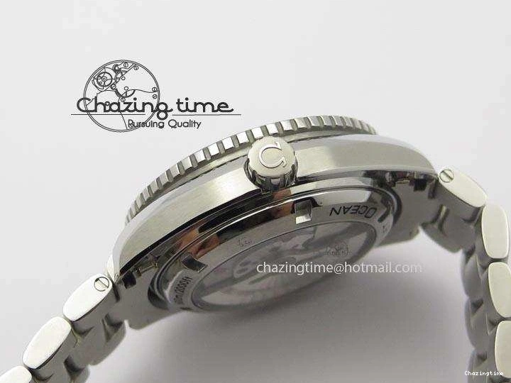 0127 Planet Ocean SS Bp Maker 45mm Orange Bezel On SS Bracelet A DailyWear 8216